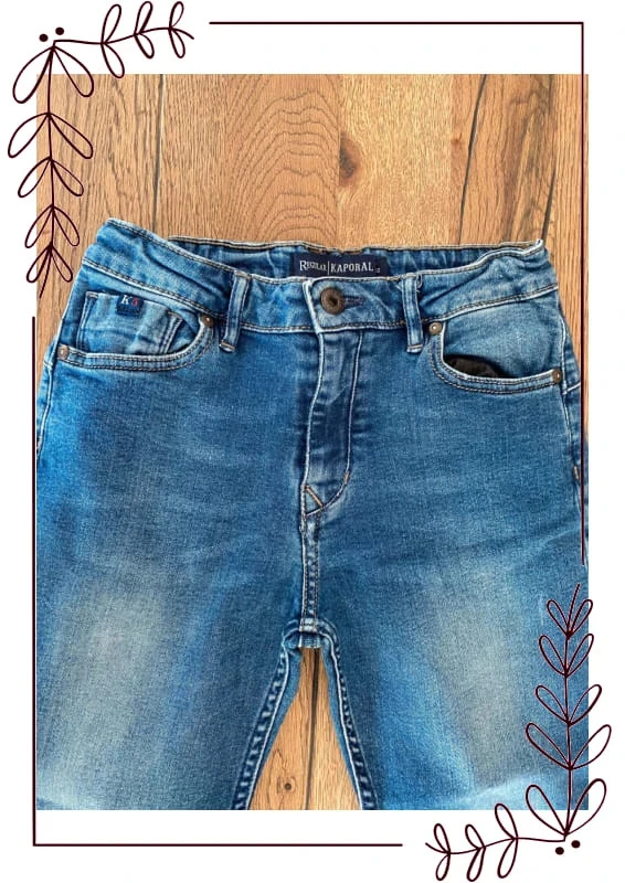 Jean regular denim azul 12 anos Kaporal – Como novo – photo 2